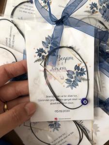 Hediyelik Şans Bilekliği Çiçek Desenli