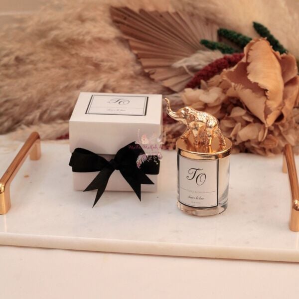 Kare Kutulu Fil Tepelikli Mum