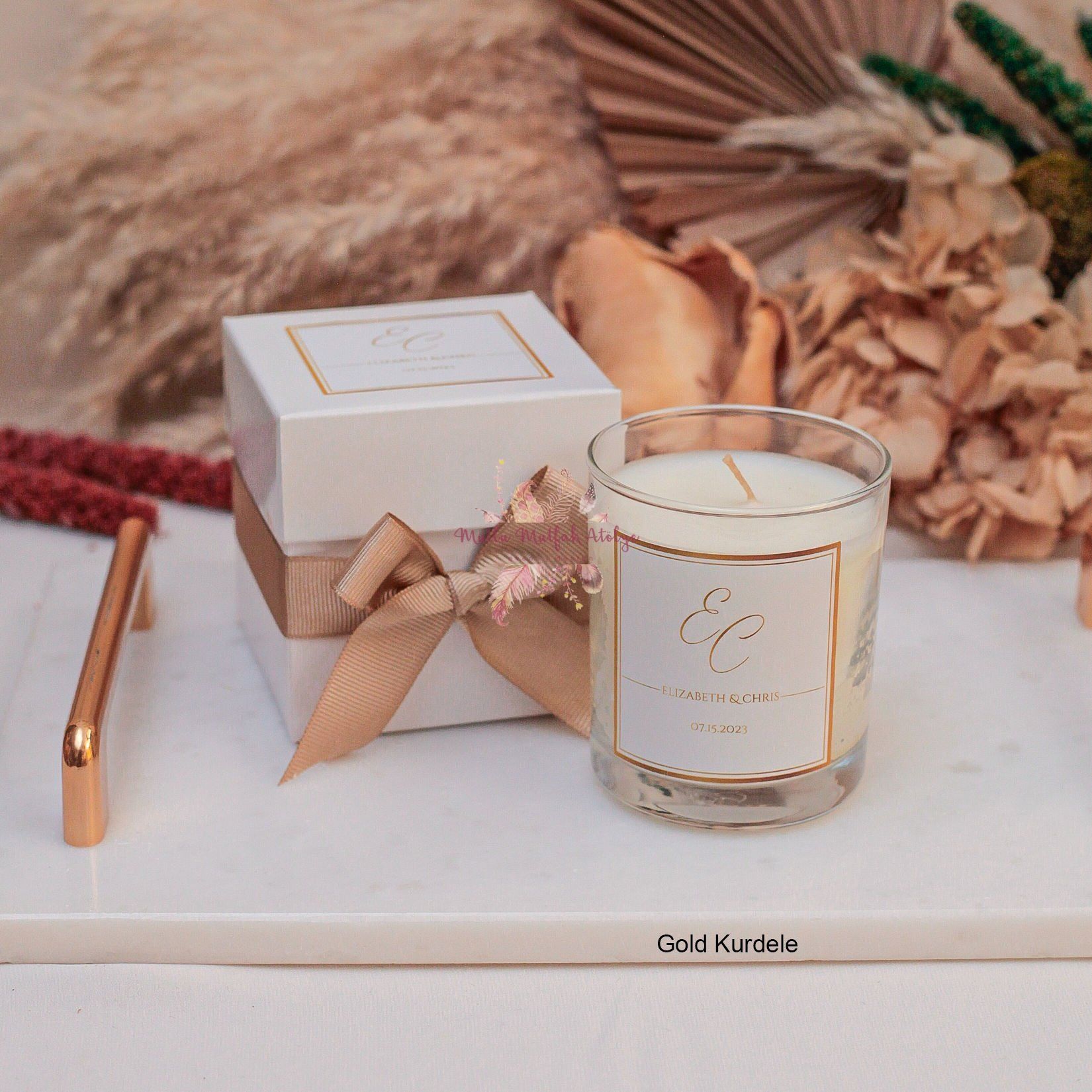 Büyük Boy Kare Kutulu Kokulu Mum