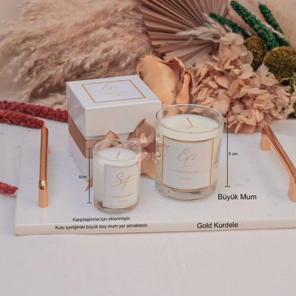 Büyük Boy Kare Kutulu Kokulu Mum