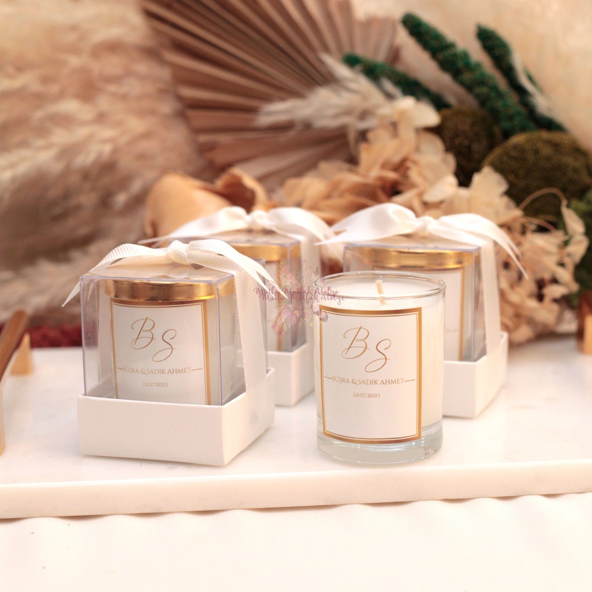 Nişan Hediyeliği Kokulu Mum