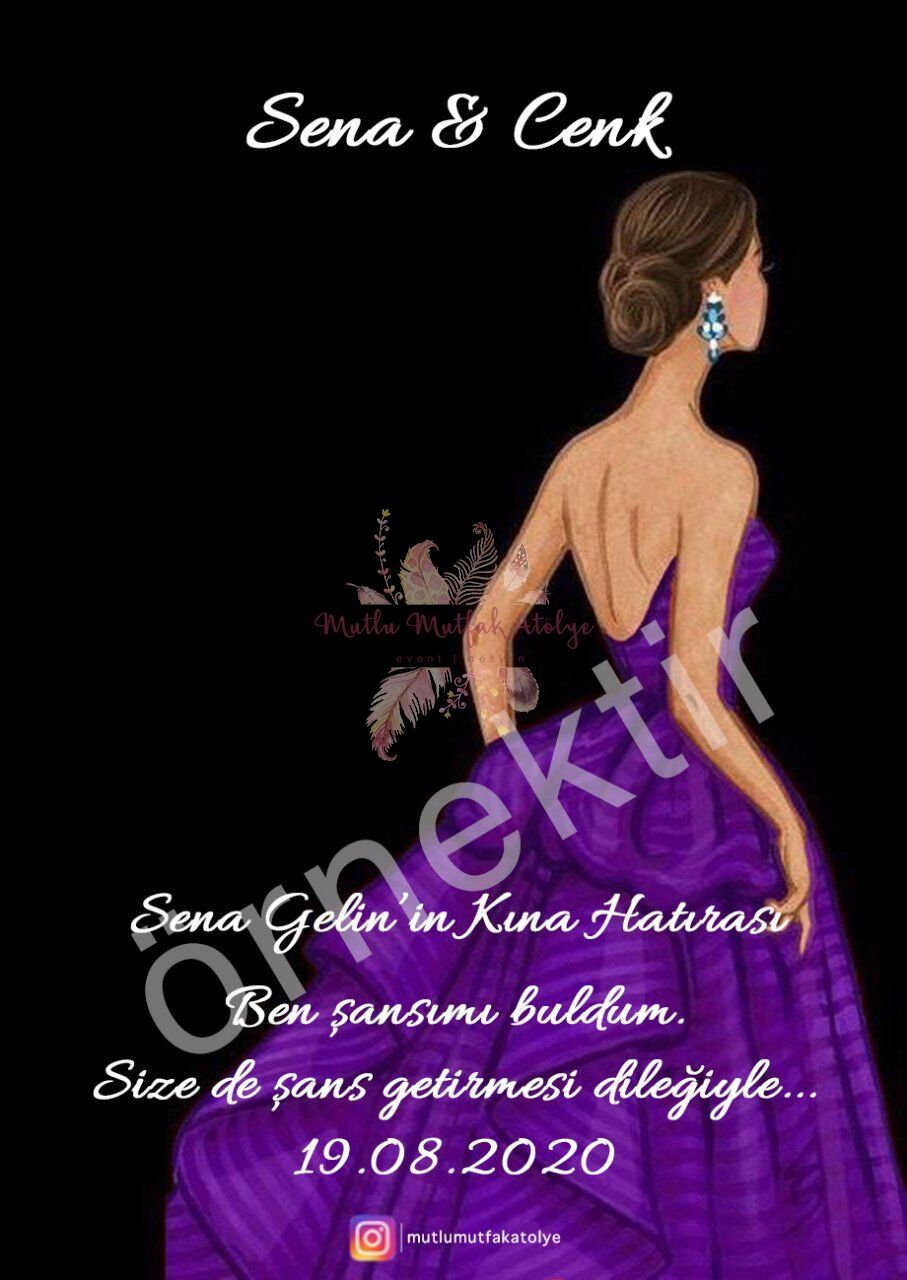 Hediyelik Şans Bilekliği Mor Elbiseli Kız