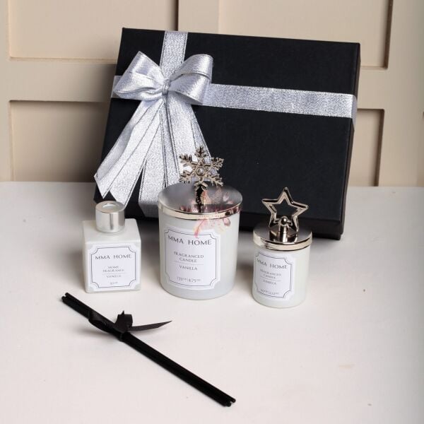 Vanilya Kokulu Oda Kokusu, Küçük ve Büyük Mum Seti