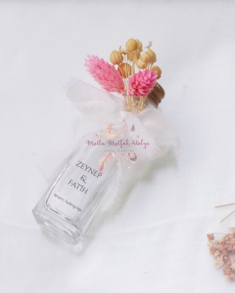 Çiçek Süslemeli Limon Kolonyası 30ml