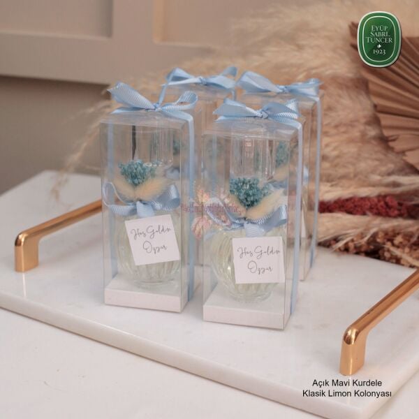 Kutulu Cam Şişe Hediyelik Eyüp Sabri Tuncer Kolonya