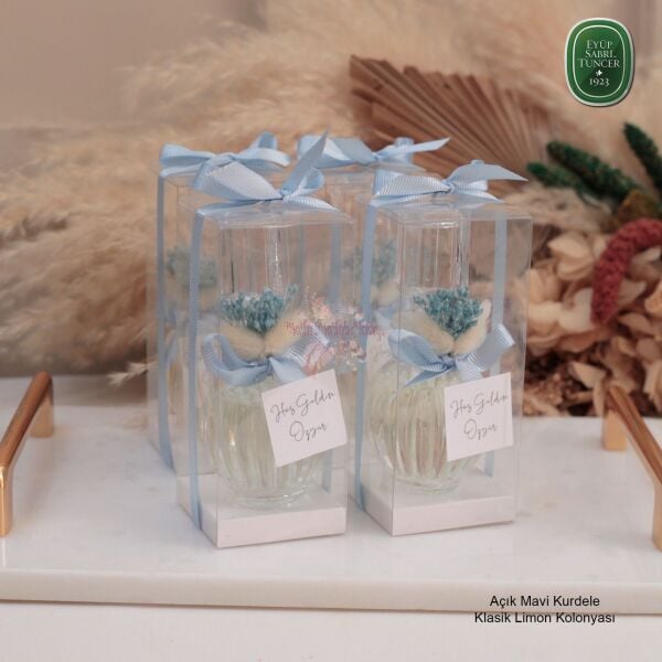Kutulu Cam Şişe Hediyelik Eyüp Sabri Tuncer Kolonya
