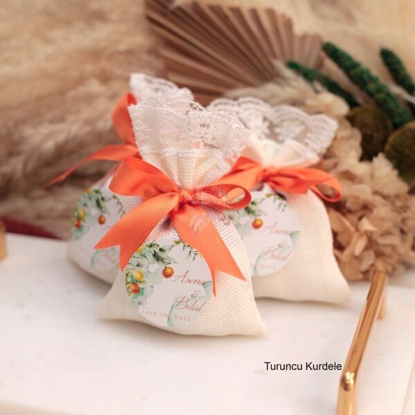 Hediyelik  Lavanta Kesesi Portakal Konseptli