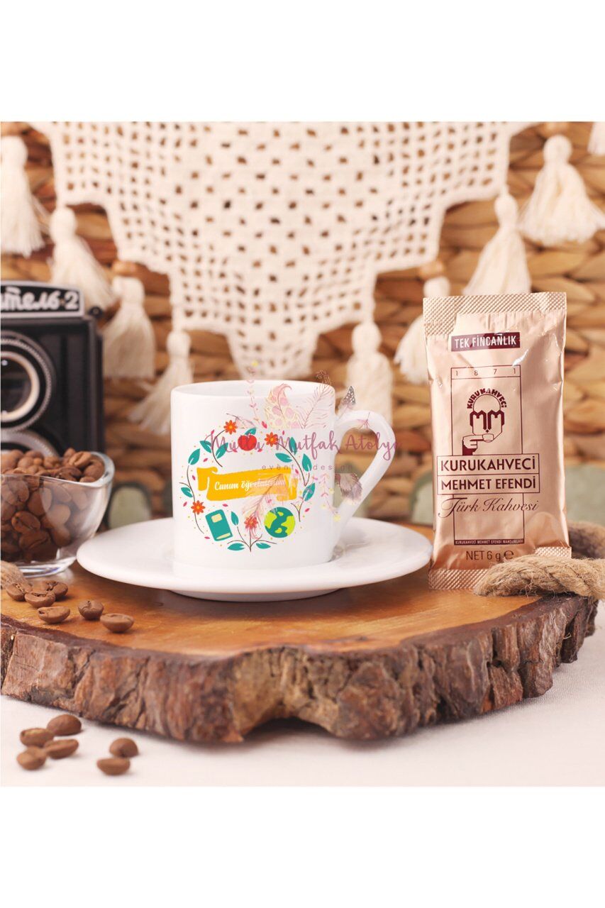 Öğretmenler Günü Hediyesi  Türk Kahvesi Fincanı