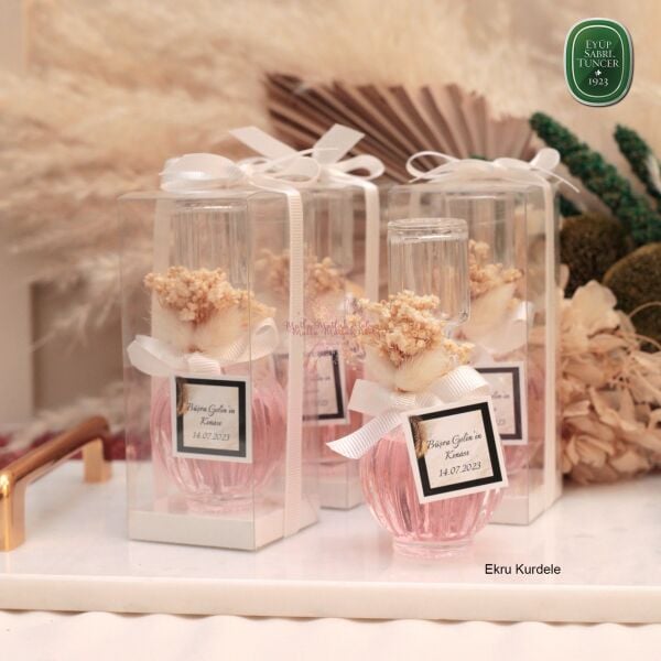 Kutulu Cam Şişe Hediyelik Eyüp Sabri Tuncer Kolonya