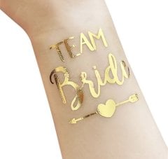 Bride To Be Geçici Dövme Gold 10'lu