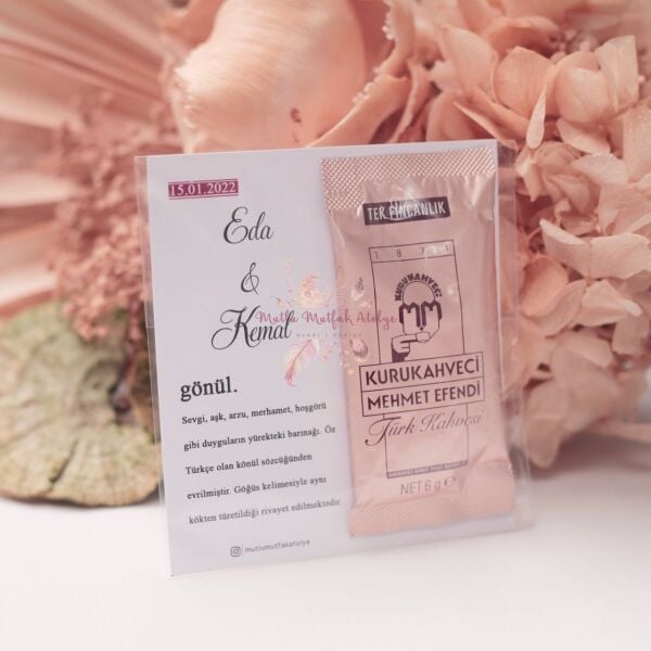 Hediyelik Kahveli Kart Lugat