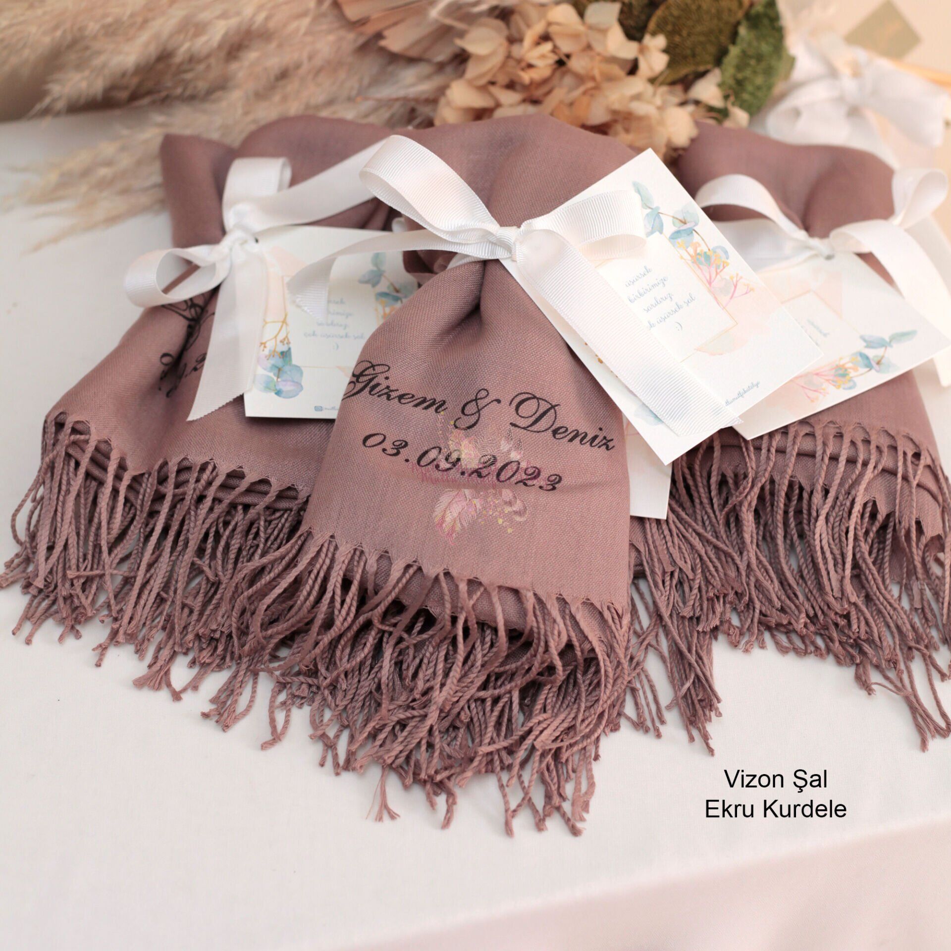 Hediyelik Kişiye Özel Şal