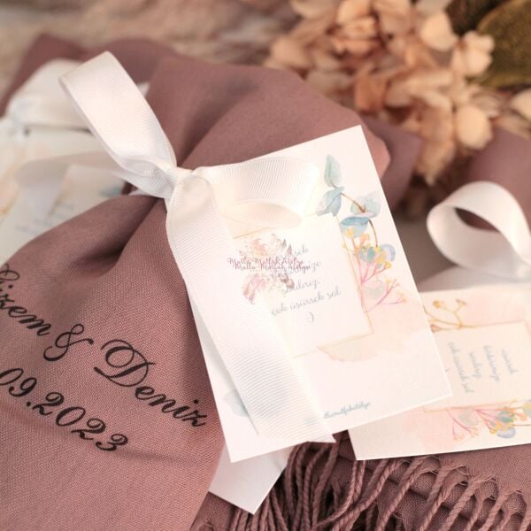 Hediyelik Kişiye Özel Şal