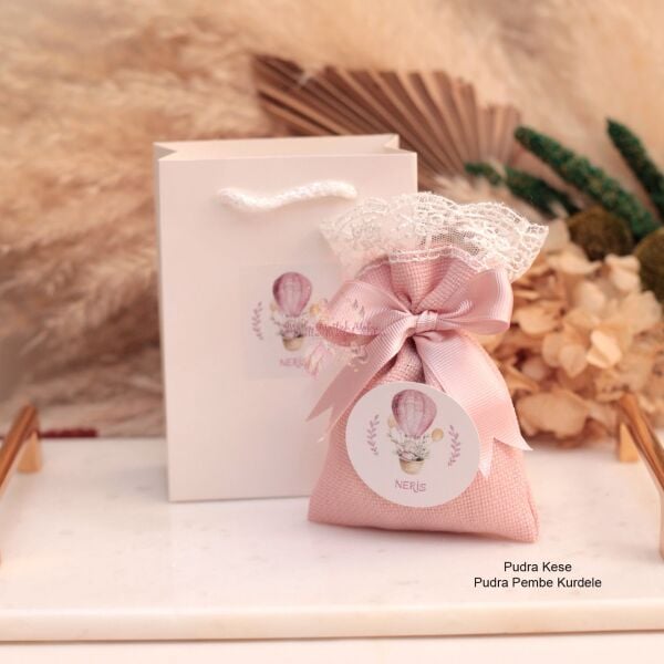 Hediyelik Lavanta Kesesi ve Karton Çanta Seti