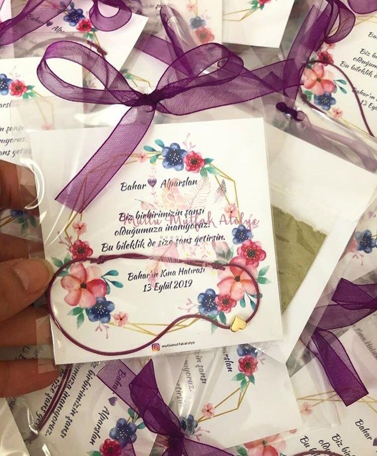 Hediyelik Şans Bilekliği Renkli Çiçekler