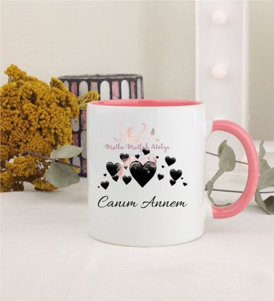 Anneler Günü Canım Annem Pembe Kupa Bardak