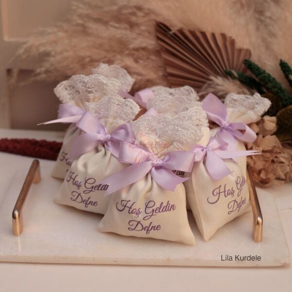 Hediyelik Baskılı Lavanta Kesesi