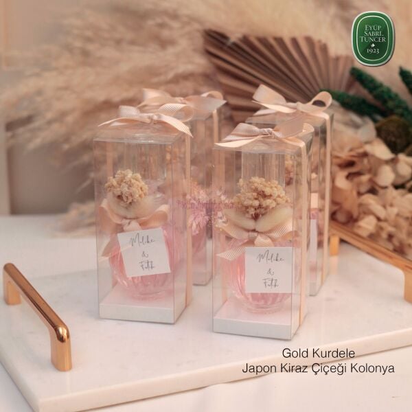 Kutulu Cam Şişe Hediyelik Eyüp Sabri Tuncer Kolonya