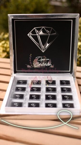 Damat Bohçası İçin 48'li Kutulu Çikolata