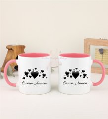 Anneler Günü Canım Annem İkili Pembe Kupa Bardak