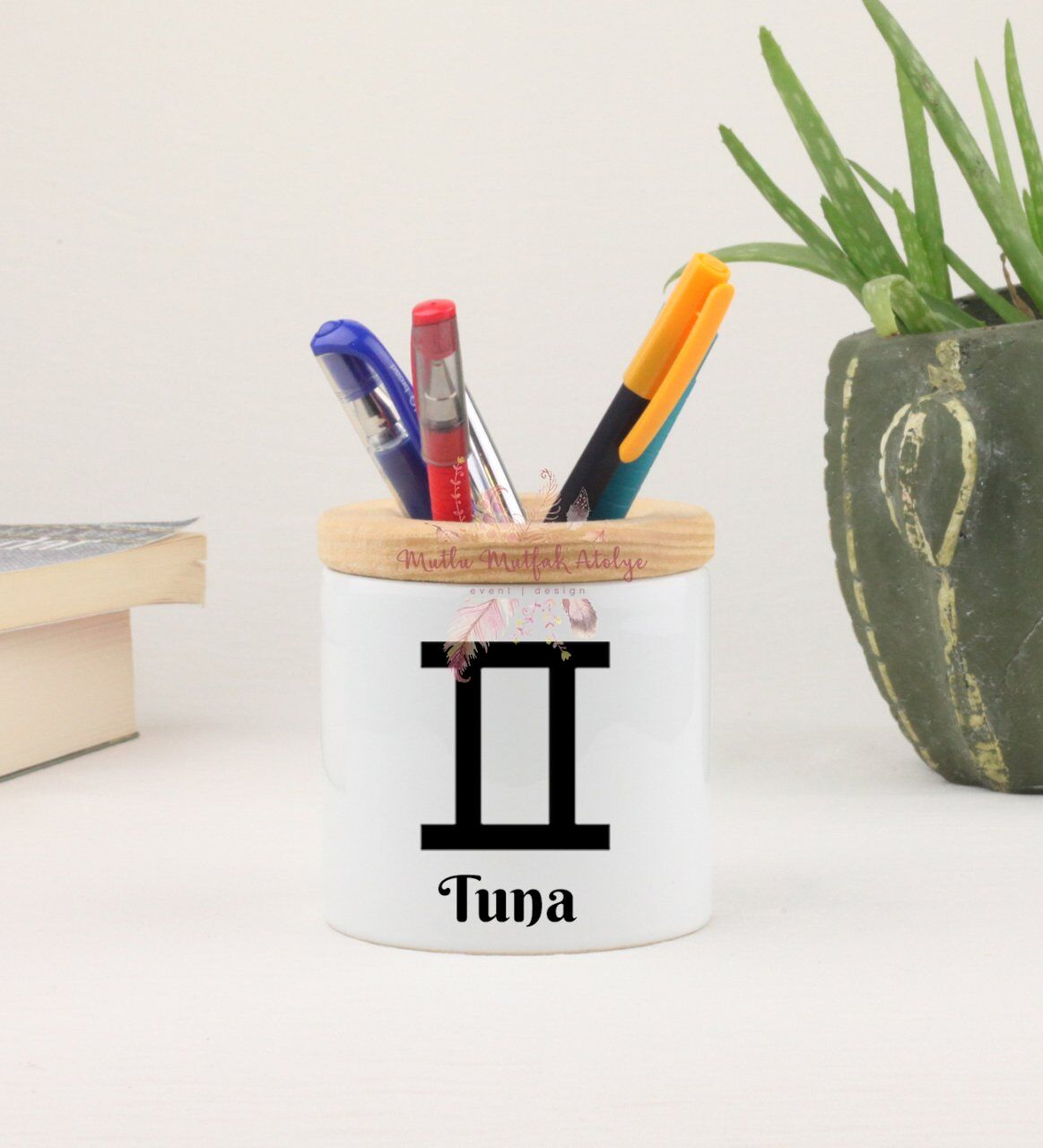 Kişiye Özel Kalemlik İkizler Burcu