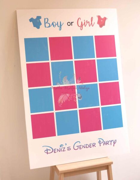 Gender Party Karşılama Panosu