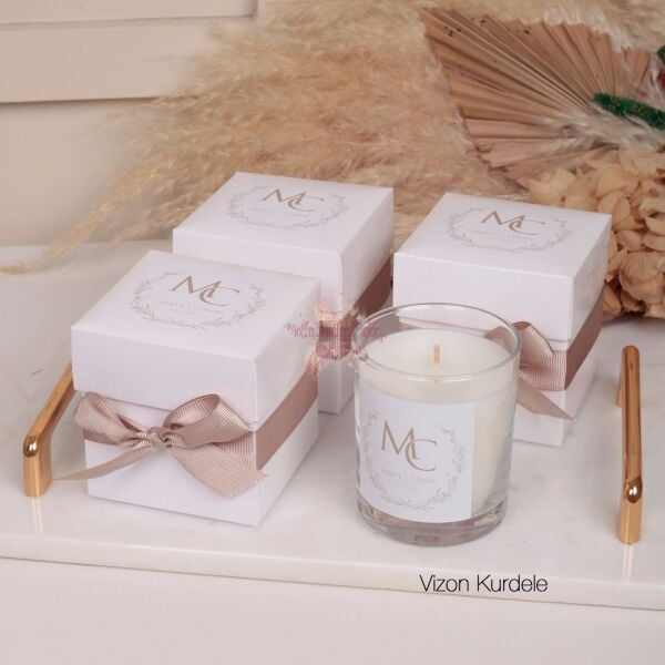Büyük Boy Kare Kutulu Kokulu Mum