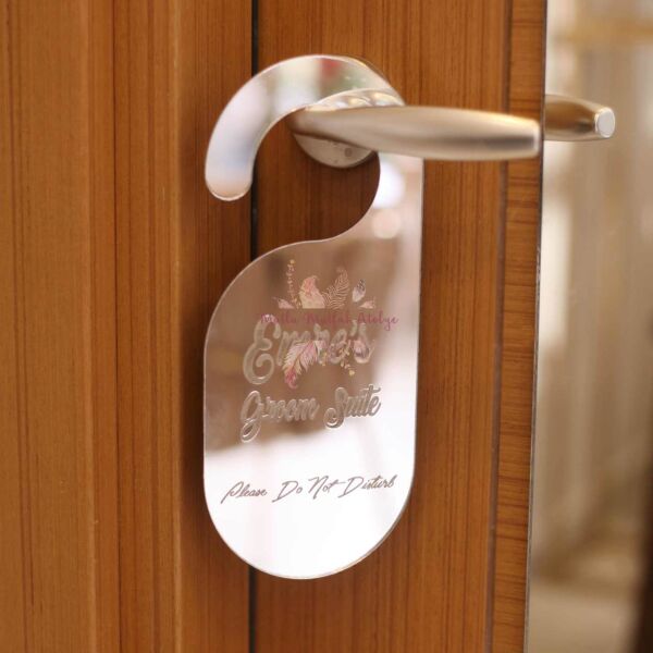 Bride Groom Kapı Askılığı Rahatsız Etmeyiniz