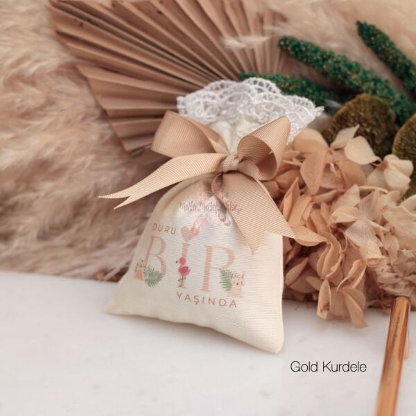 Hediyelik Baskılı Lavanta Kesesi 1 Yaşında Görseli