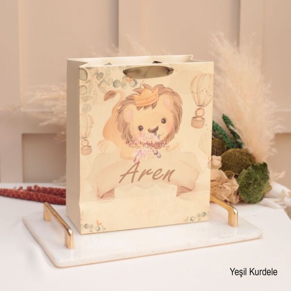 Özel Baskılı 20x20x9cm Karton Çanta - Düğün, Nişan, Doğum Günü ve Baby Shower