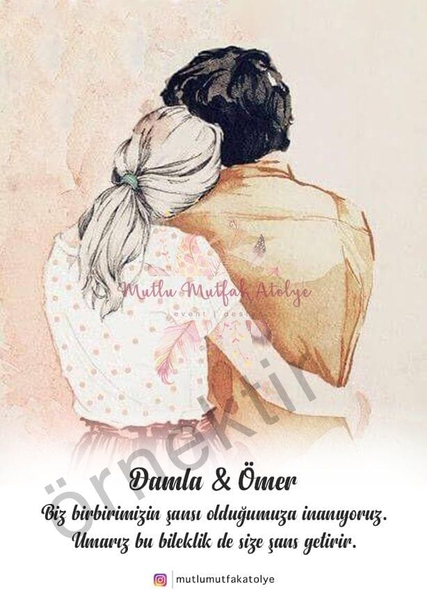 Hediyelik Şans Bilekliği Çift