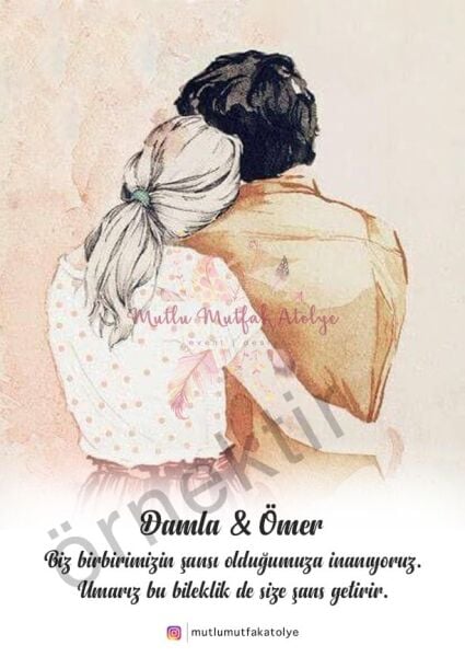 Hediyelik Şans Bilekliği Çift