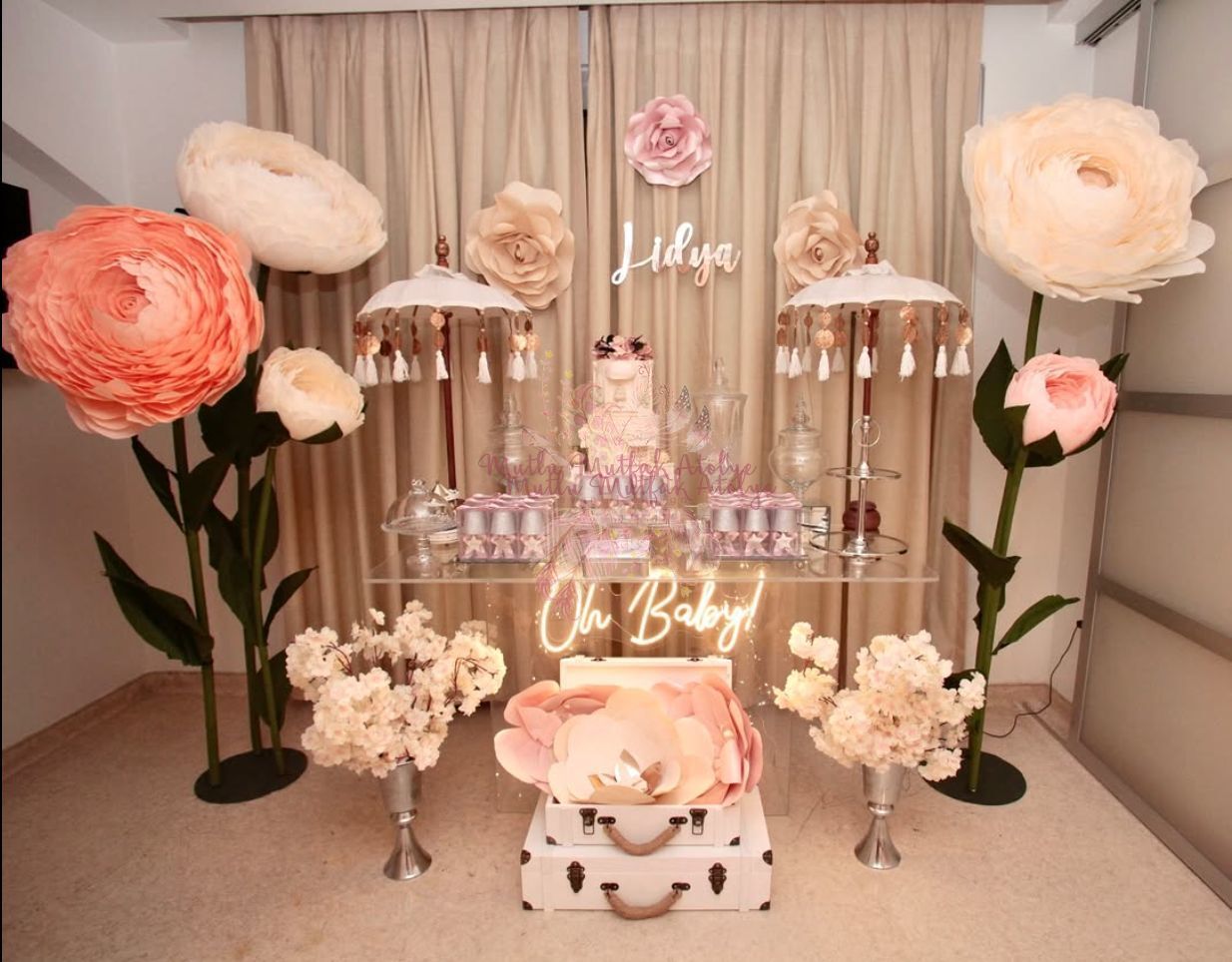 Çiçek Konsept Hastane Odası - Panelsiz