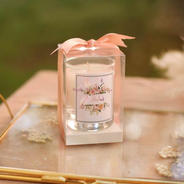 Hediyelik Kutulu Mum Yükseltili