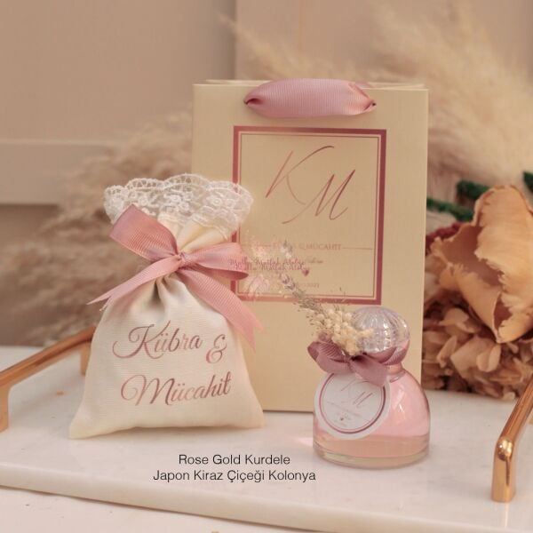 Baskılı Lavanta Kesesi, Hediyelik Eyüp Sabri Tuncer Kolonya ve Baskılı Çanta Seti