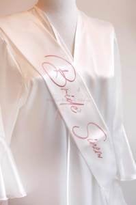 Bride Kuşak Rose Gold Yazı