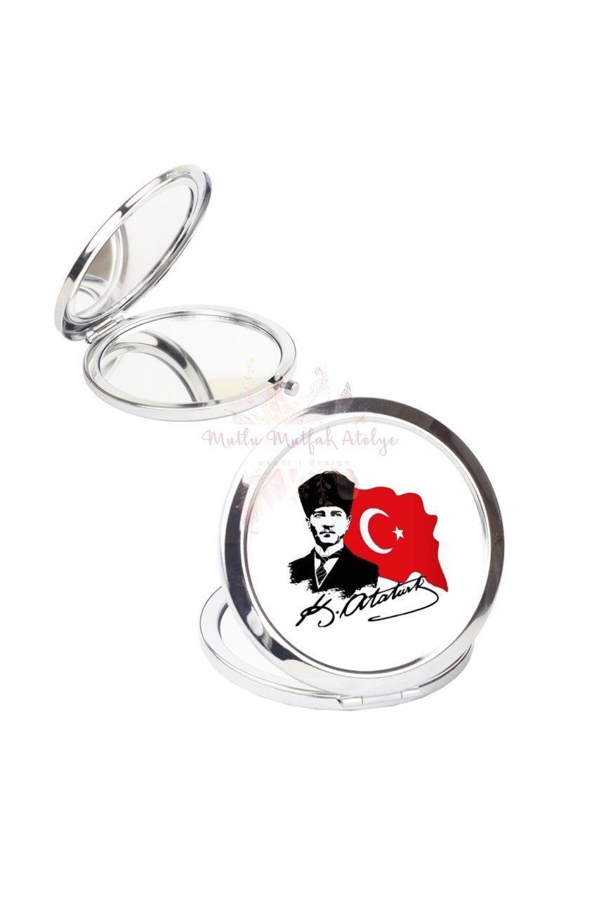 Öğretmenler Günü Hediyesi Atatürk  Cep Aynası