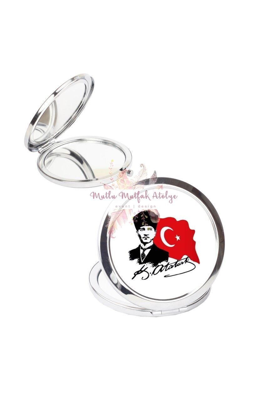 Öğretmenler Günü Hediyesi Atatürk  Cep Aynası