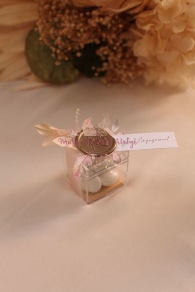 Hediyelik Mühürlü Mika Kutu Draje