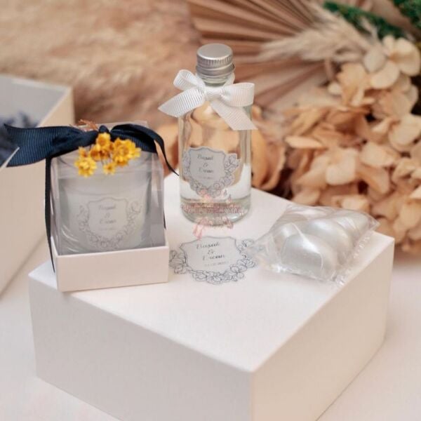 Mum, Kolonya, Çikolata Kaplı Draje Hediye Seti