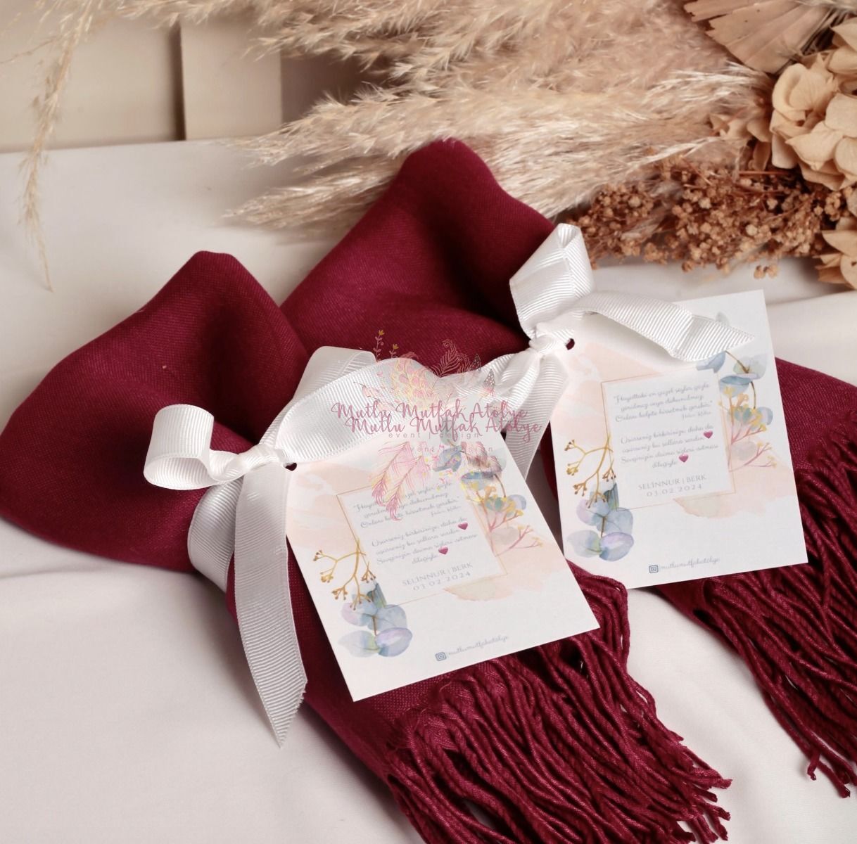 Hediyelik Kişiye Özel Şal