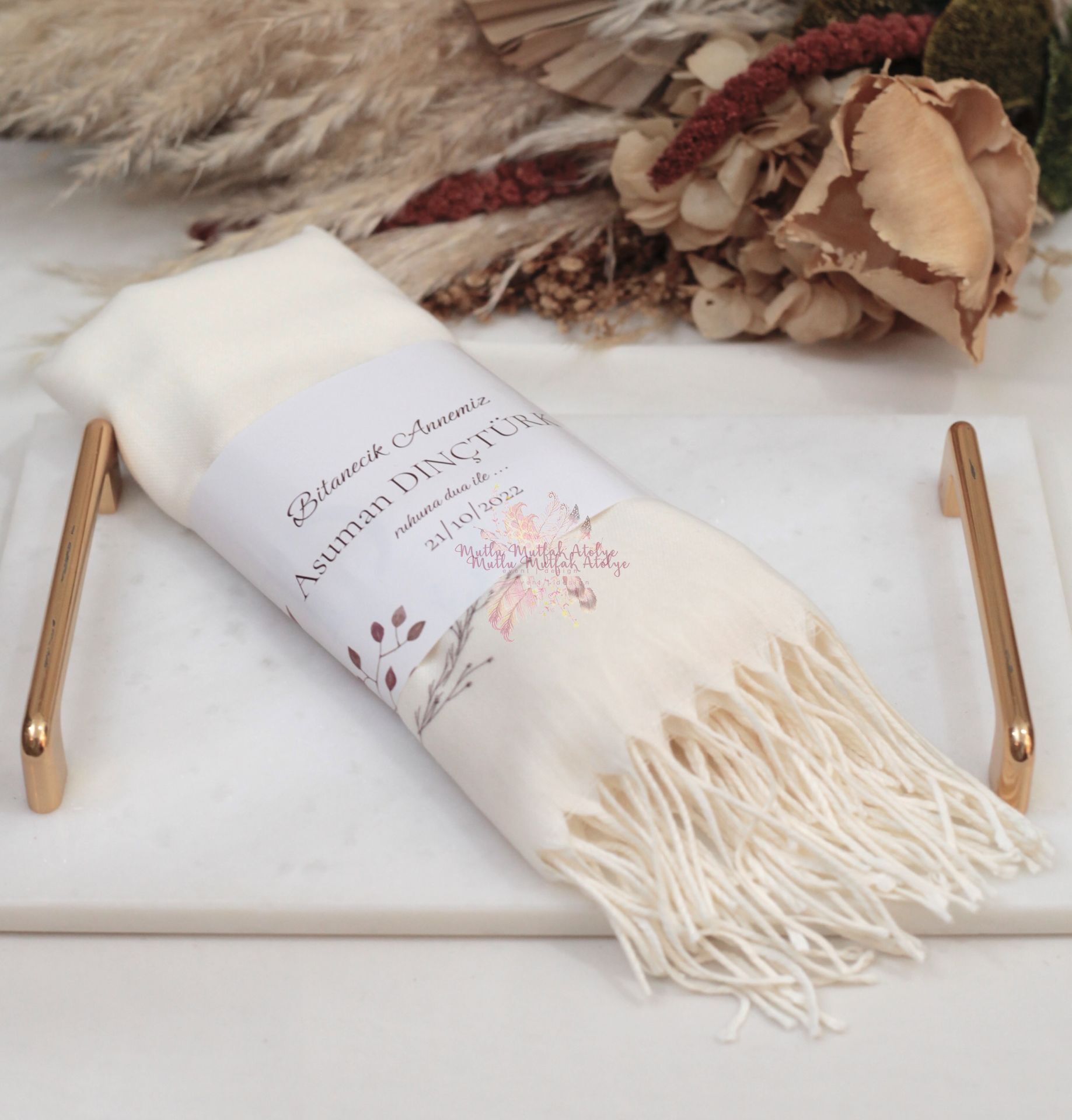 Hediyelik Kişiye Özel Şal