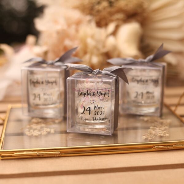 Hediyelik Deniz Kabuklu Kutulu Jel Mum