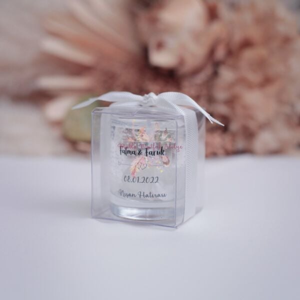 Hediyelik Deniz Kabuklu Kutulu Jel Mum