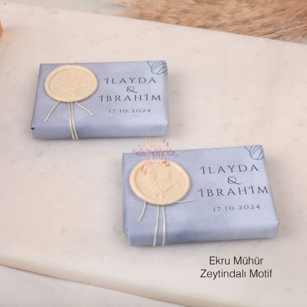 Lavanta Kokulu Mühürlü Hediyelik Sabun