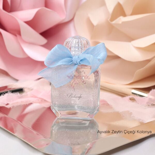 Dikdörtgen Yassı Cam Şişe Hediyelik Eyüp Sabri Tuncer Kolonya