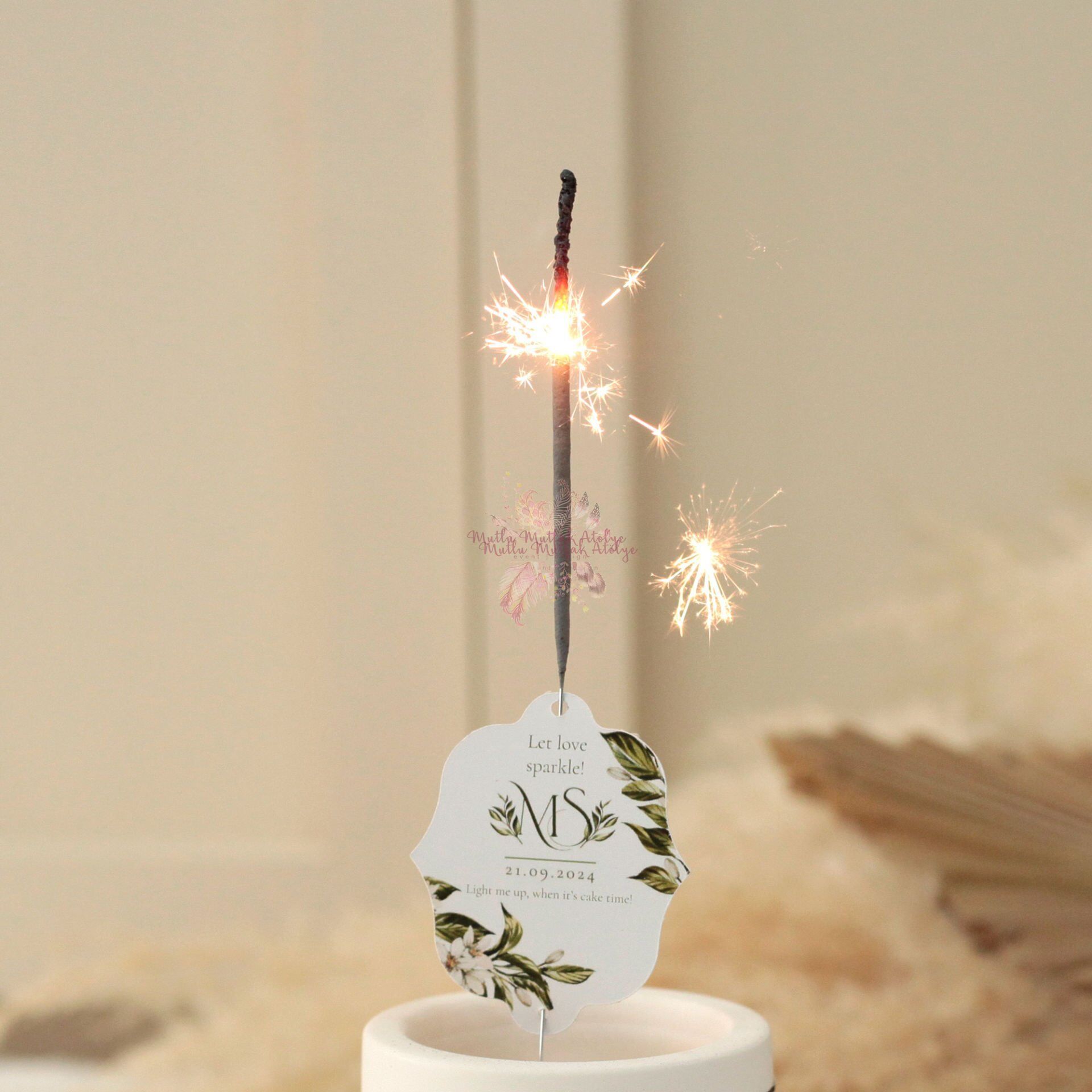 Kişiye Özel Baskılı Maytap Düğün, Nişan Doğum Günü, Kına, Bekarlığa Veda Partisi Hediyeliği