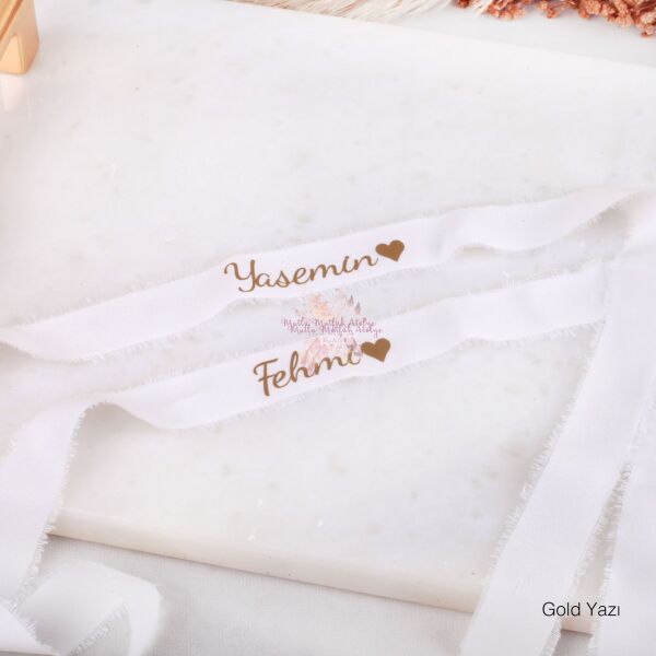 İsimli İpek Söz Kurdelesi