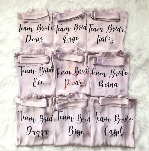 Pudra Gelin ve Nedime Sabahlığı