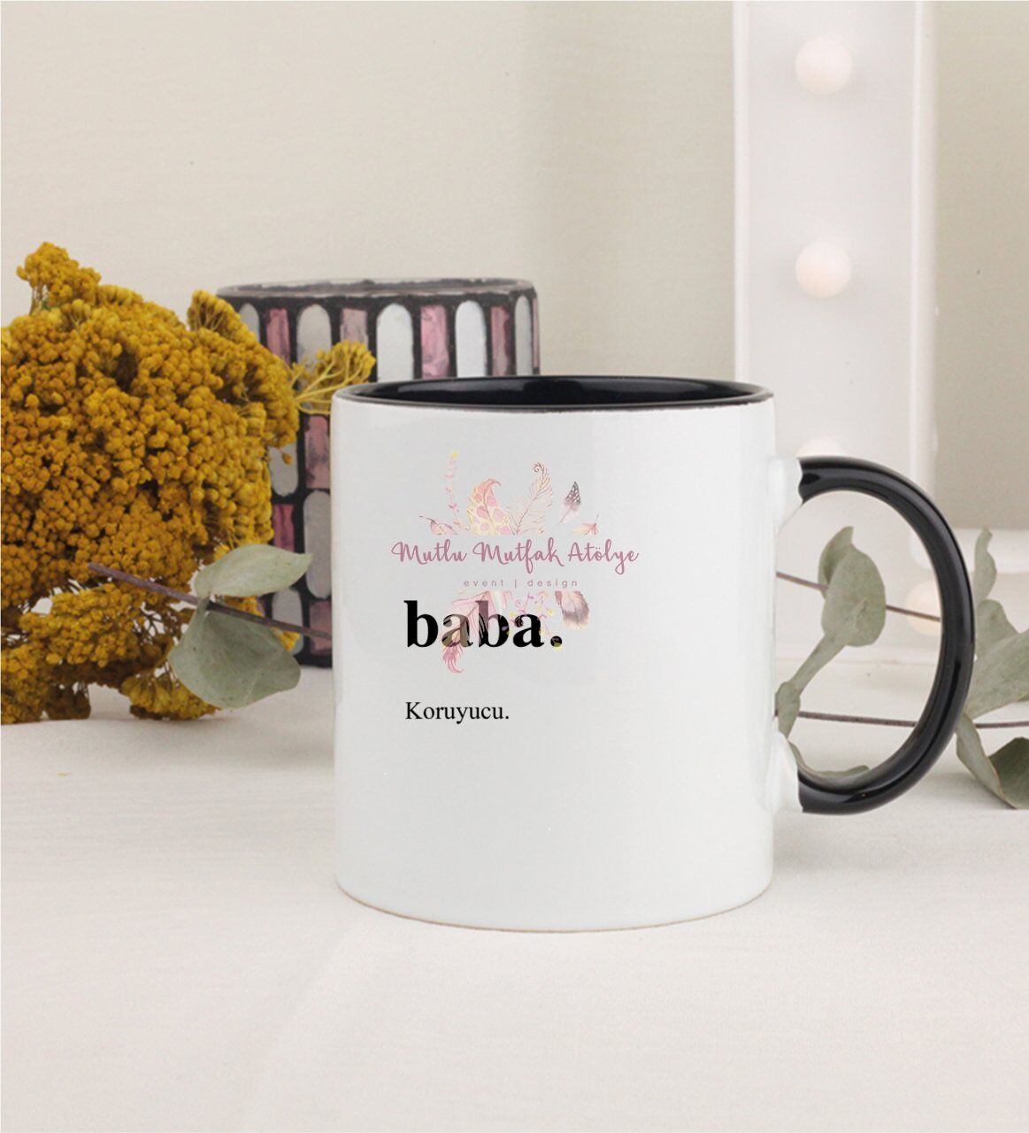 Babalar Günü Siyah Kupa Bardak